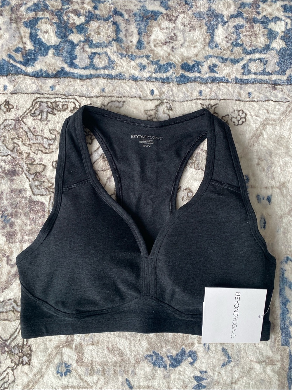 NWT Beyond Yoga Dark Night Padded Sports Bra